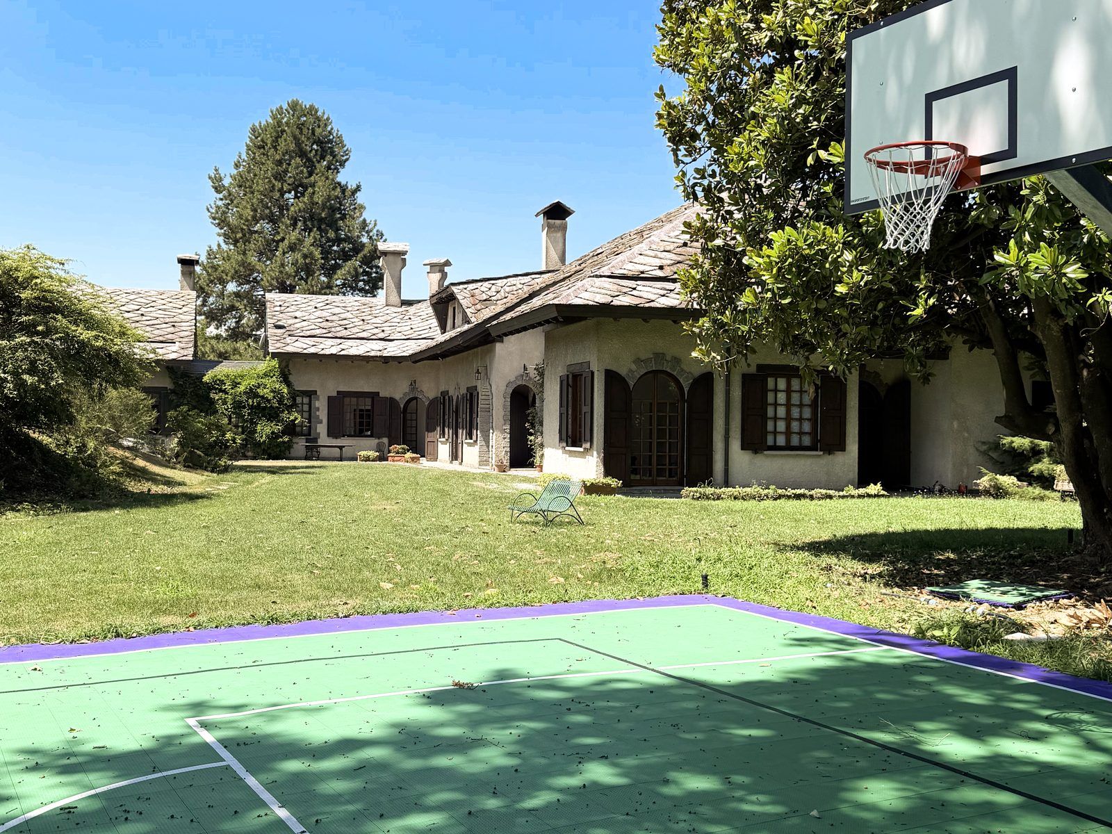 Il campo sportivo della Casa di Stefano