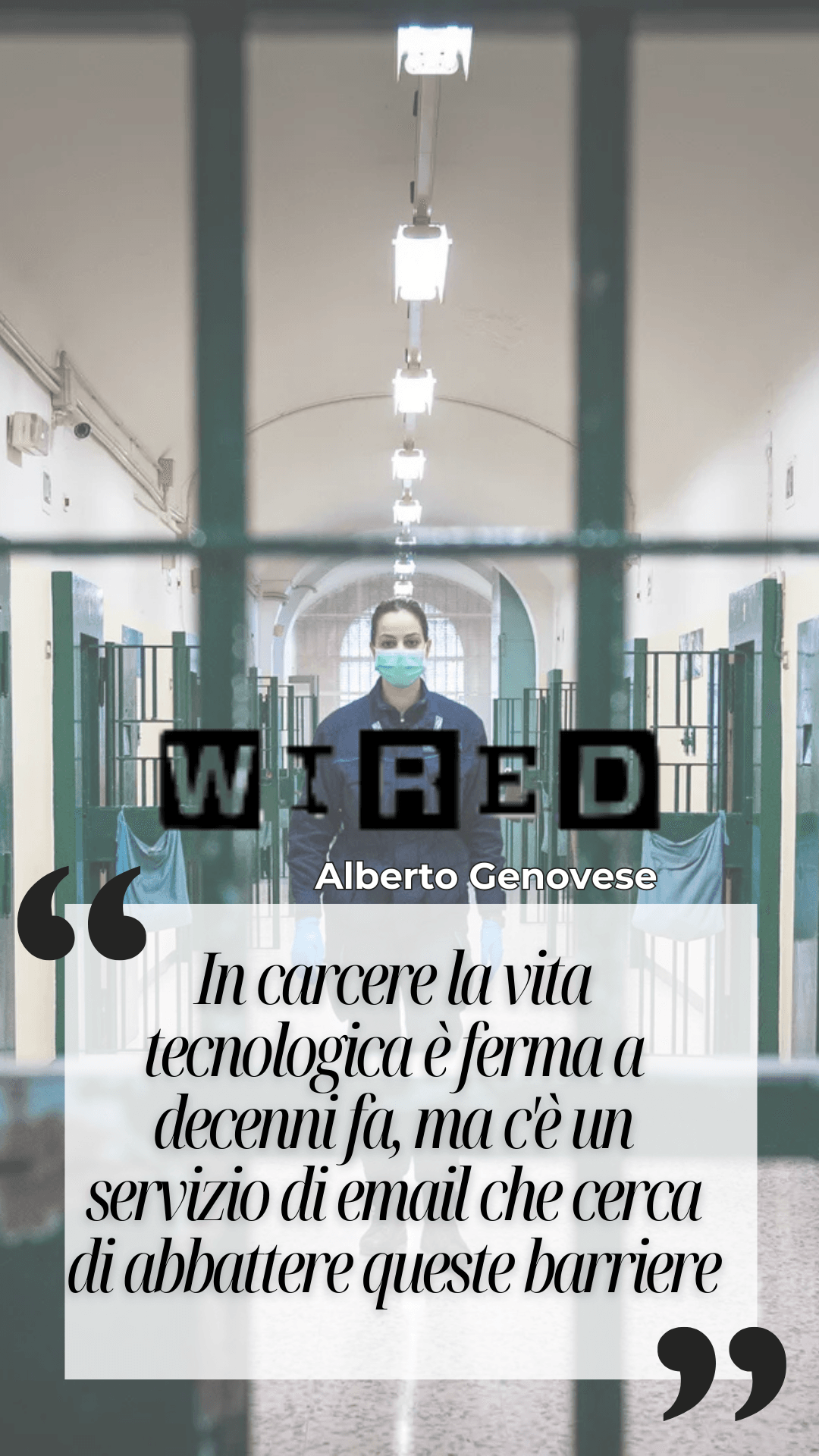 Zeromail per la comunicazione in carcere